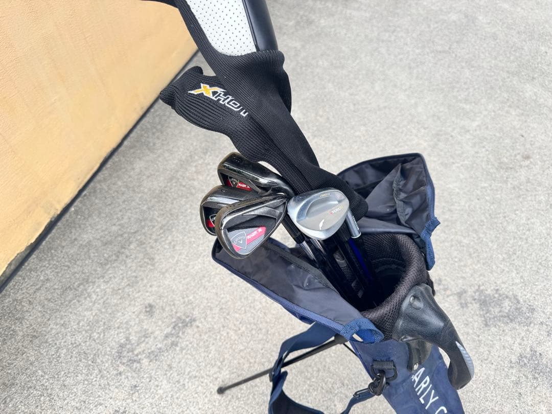 パーリーゲイツ製セルフスタンドバッグ！ゴルフの練習に！