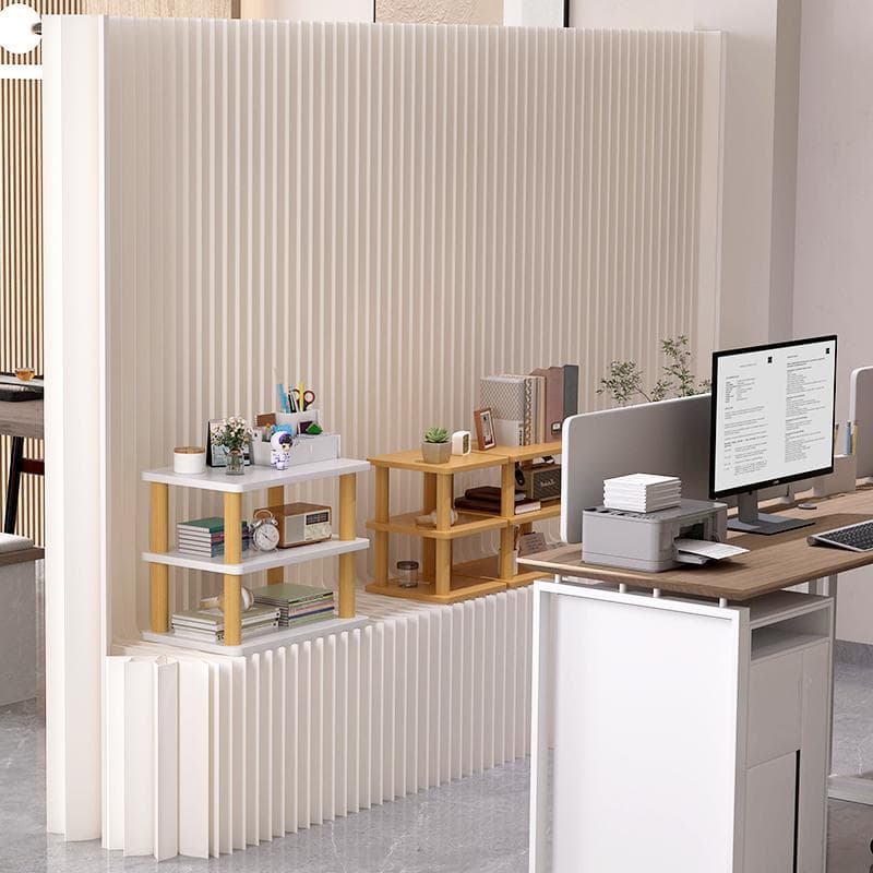 紙製パーテーション陳列展示台高さ2ｍ長さ2-3ｍ組立不要折りたたみ衝立仕切り