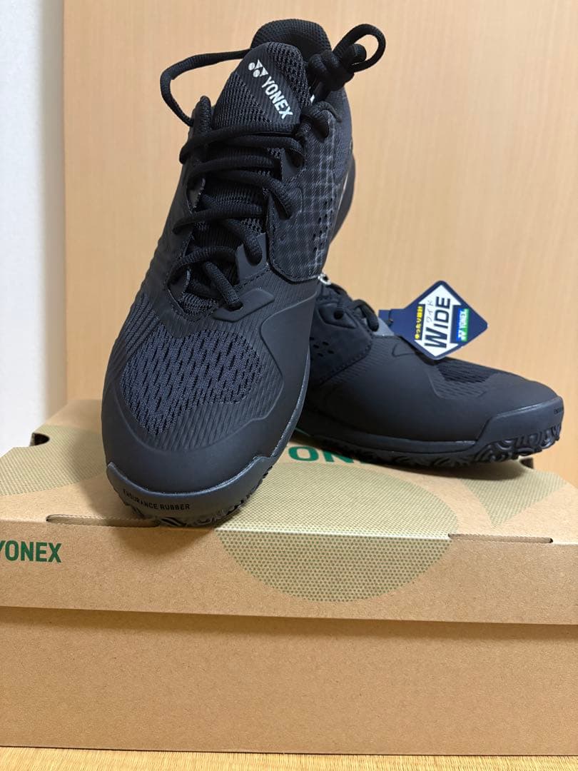 【新品・未使用】YONEX パワークッションソニケージWGC ブラック 27.0