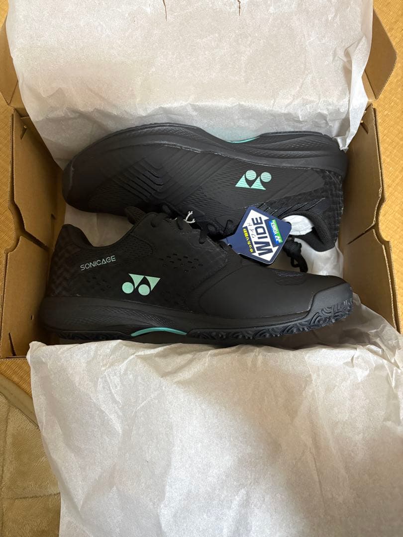 【新品・未使用】YONEX パワークッションソニケージWGC ブラック 27.0