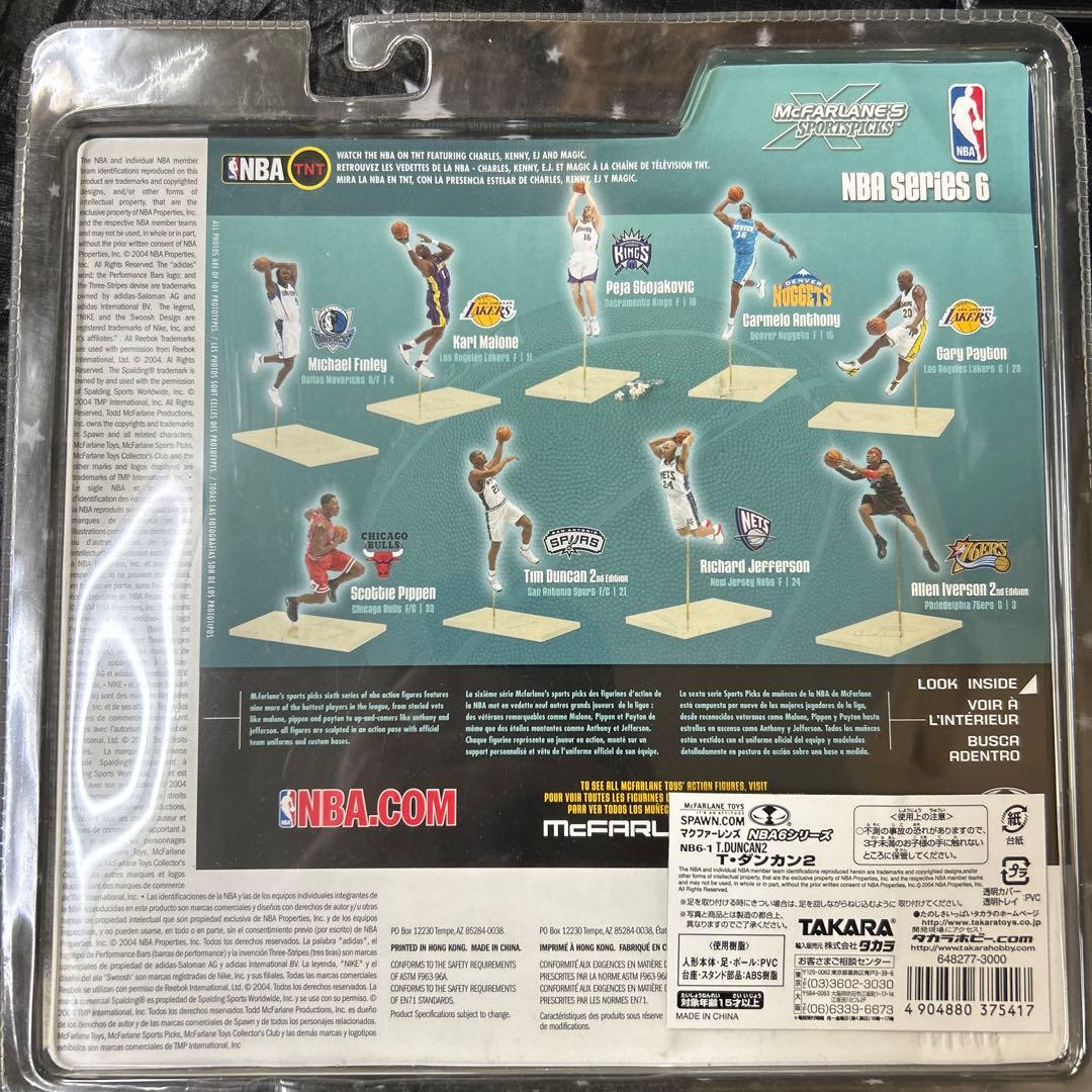 スポーツ NBA McFarlane Series6 Tim Duncan Spurs