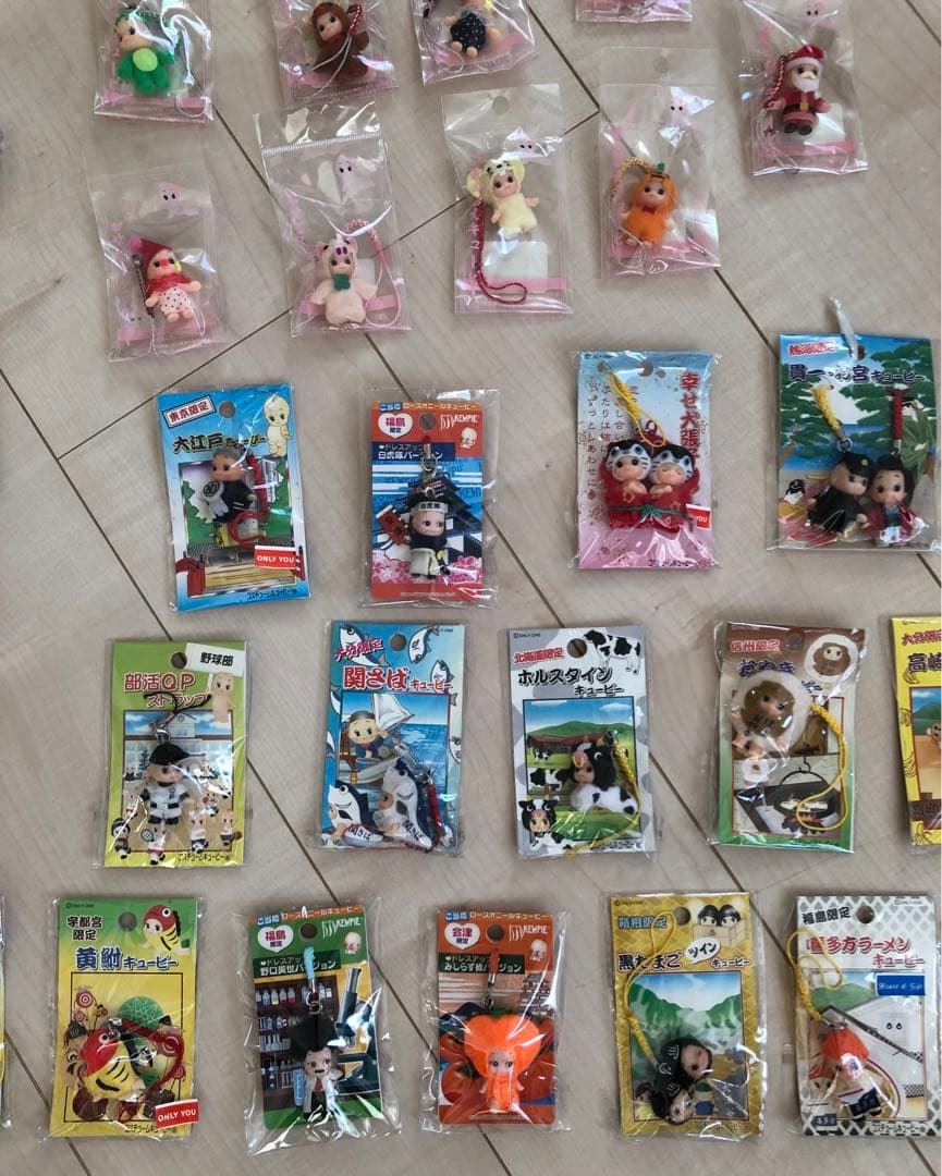 ☆未使用☆ご当地 限定 キューピー ストラップ 50個セット まとめ売り