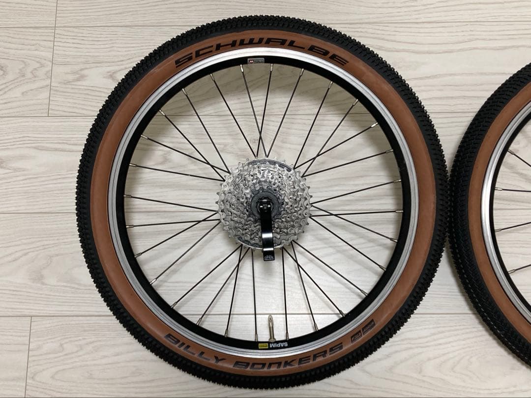 【売切値下】tern vergeN8純正ホイール ビリーボンカーズ 406タイヤ