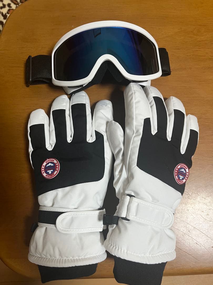 スキー・スノーボード用ゴーグルとグローブセット、小物セット