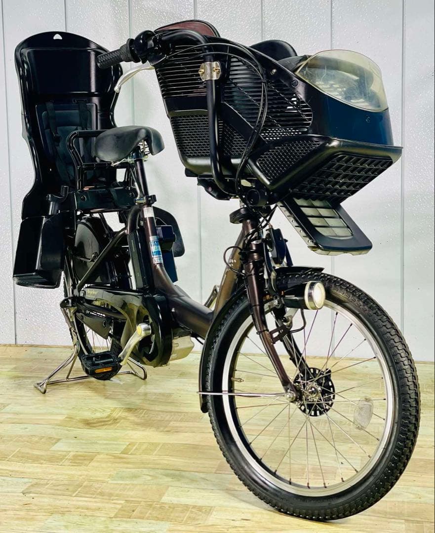 2681ブリヂストン8.7アンペア3人乗り対応子供乗せ　電動アシスト自転車