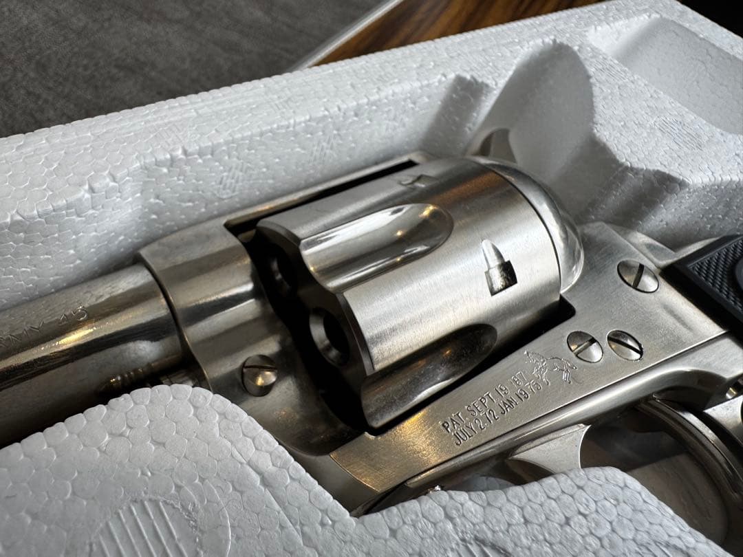 タナカ シングルアクションアーミー ニッケルフィニッシュ SAA