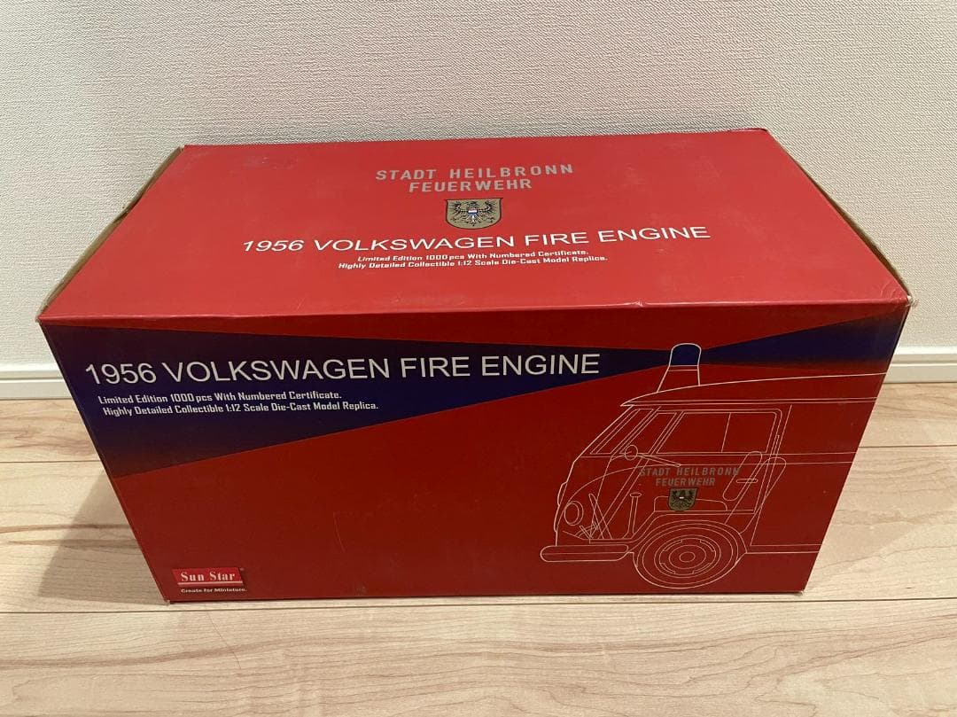 600-009 Sun Star 1/12 消防車 1956 VW FIRE