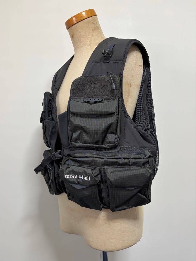 mont-bell フィッシングベスト ブラック