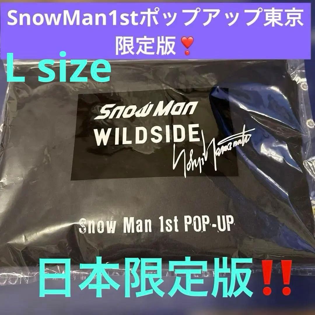 Man 1st ポップアップ 日本限定版Tシャツ 黒 L 新品未開封品❣️