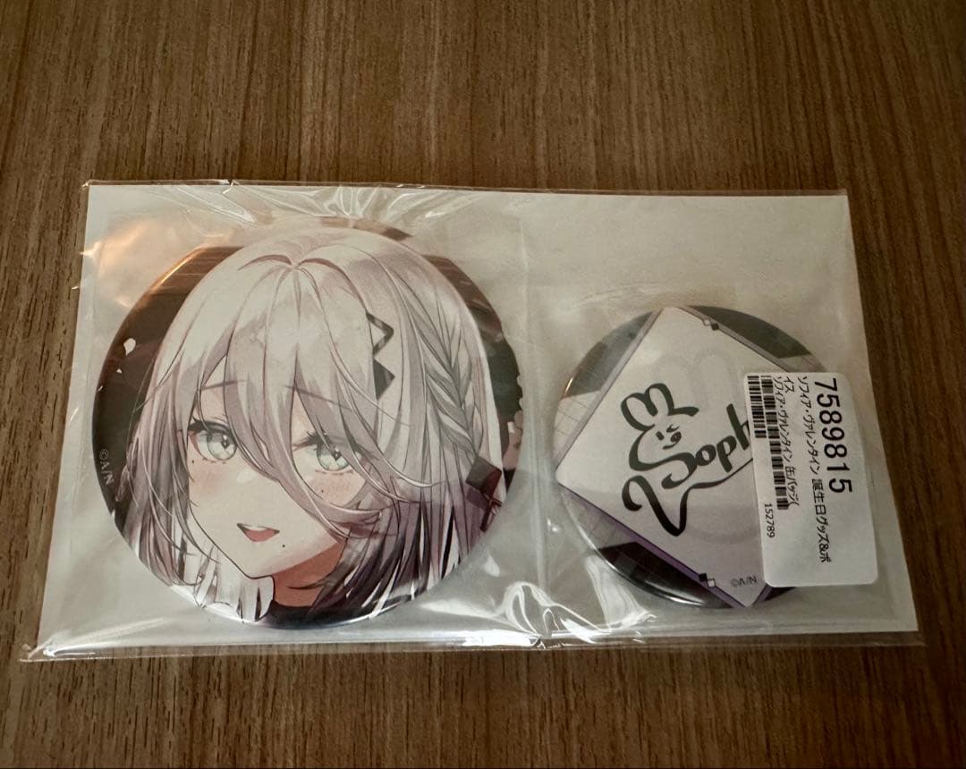 ソフィア・ヴァレンタイン缶バッジ 12セット