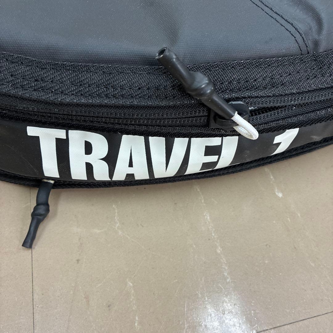 FCS TRAVEL 1 サーフボードケース 黒/白　5.10