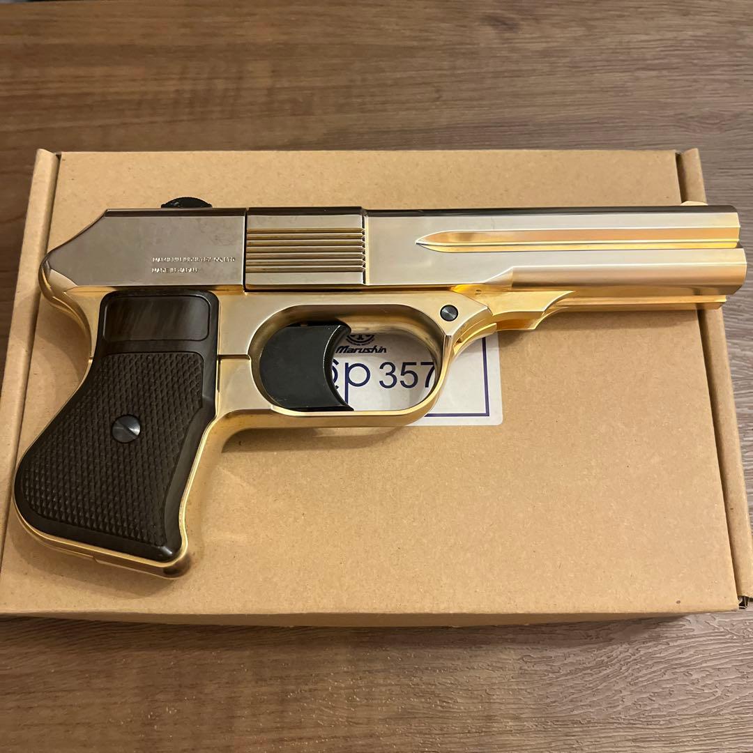 COP357 ロング　ガスガンゴールド木目調ABS樹脂製 マルシン工業製