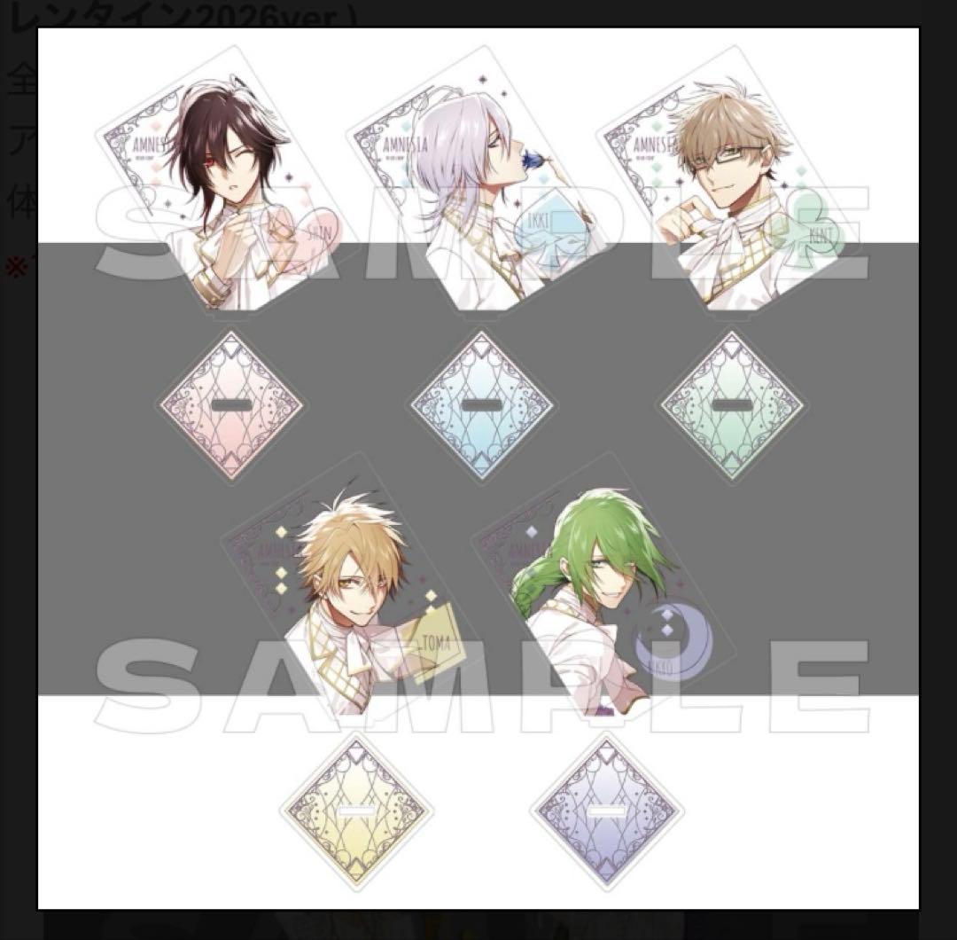 AMNESIA アムネシア アクリルスタンド　LATER×CROWD 未開封