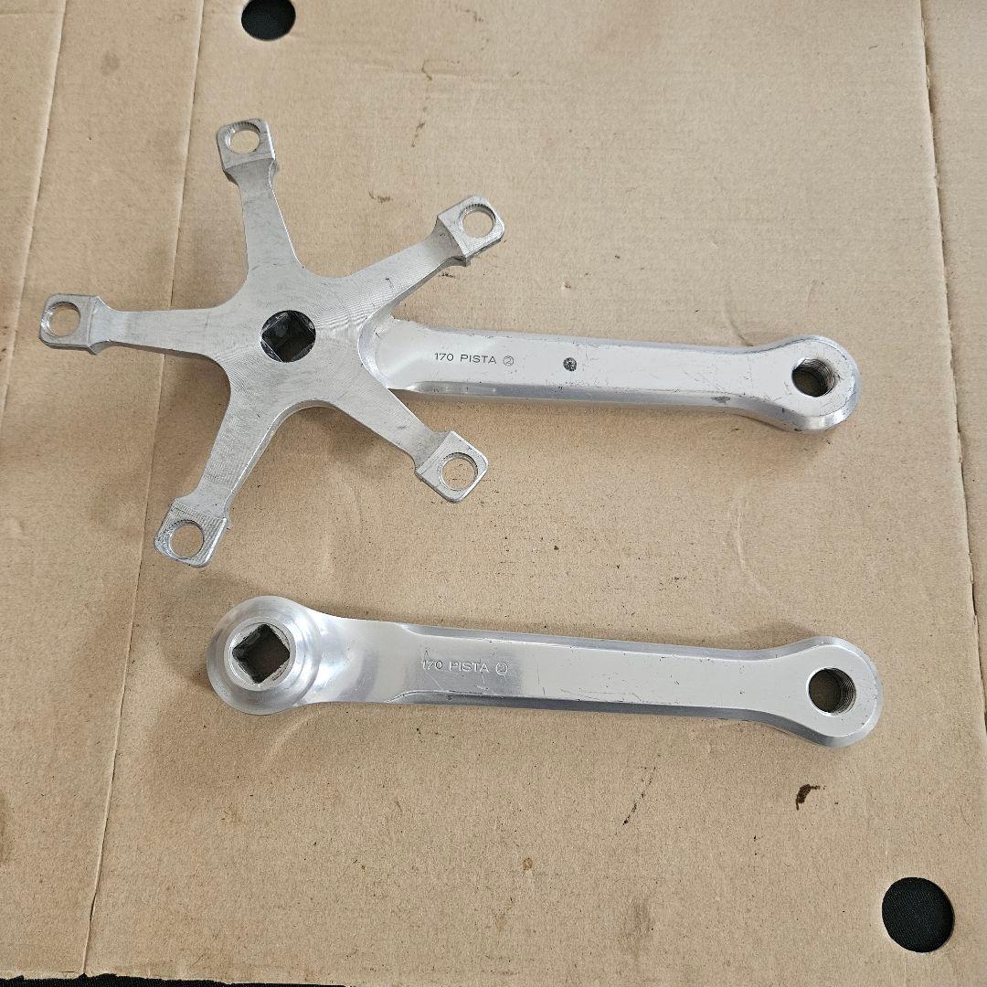 レア!! カンパ　ピスト　クランク　170mm　pcd144 固定　シングル