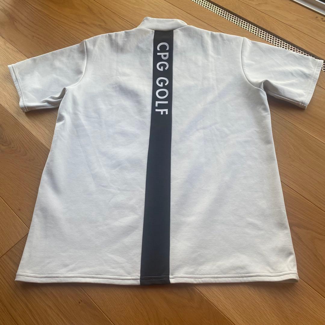 CPG GOLF ホワイト モックネックシャツ サイズ2
