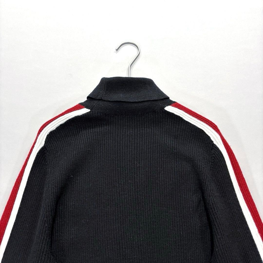 ジュン＆ロペ　タートルネック　リブニット　セーター　ブラック　L ウール混