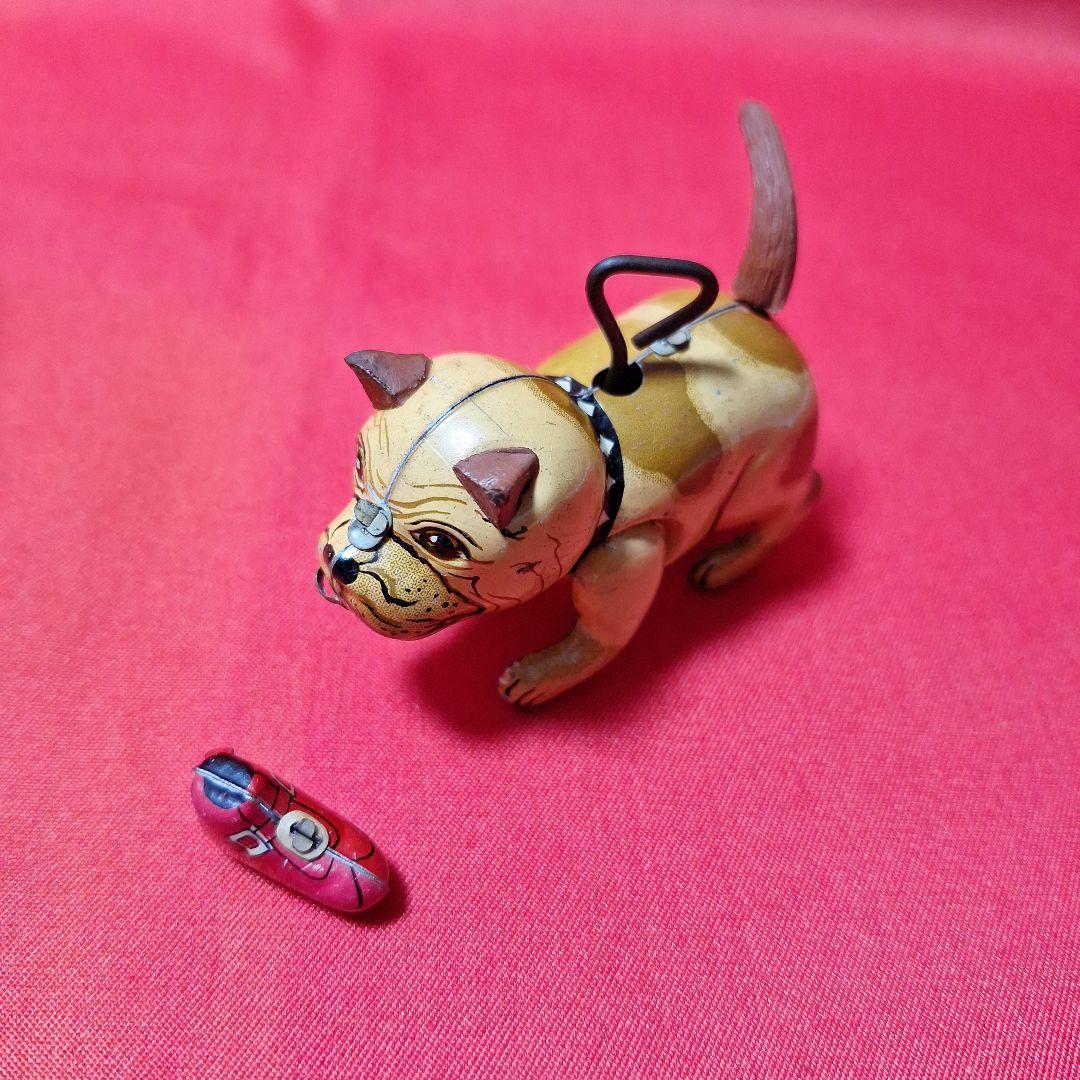 昭和20年代　日本製　ブルドッグ　ブリキオモチャ