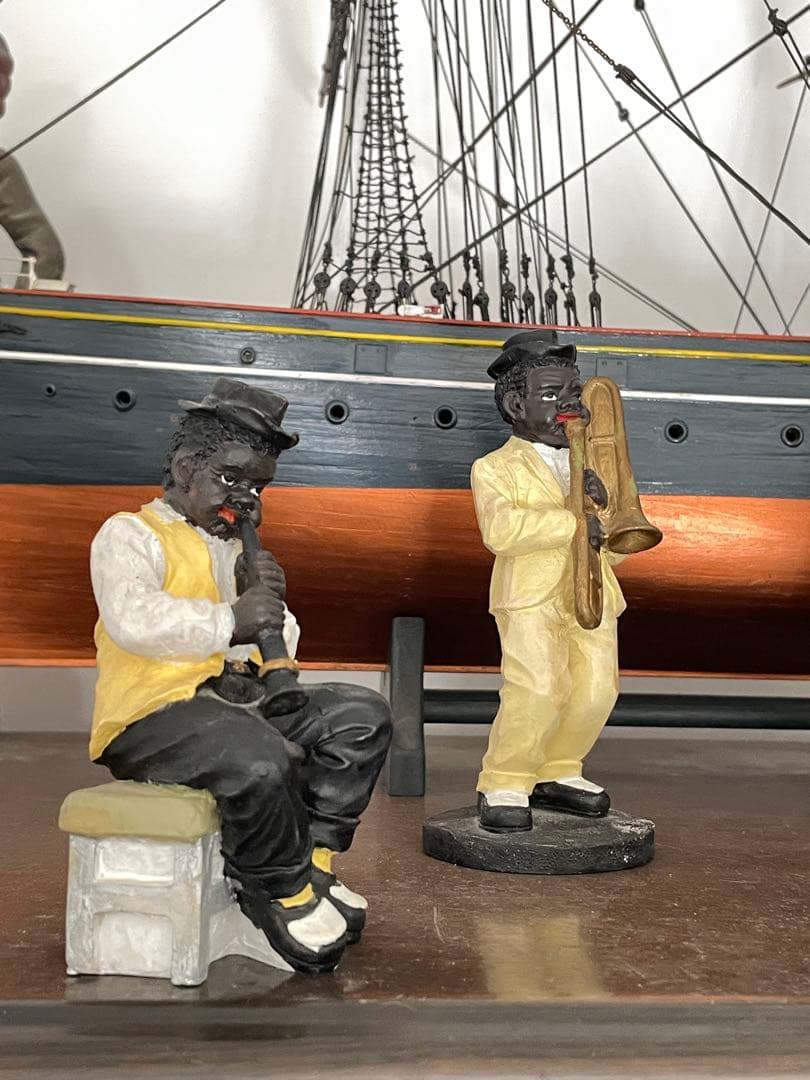 アンティーク 音楽家 陶器フィギュア 6体セット