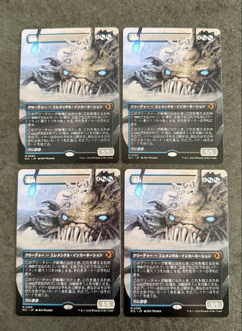 【早い者勝ち】欺瞞 ボーダーレス 日本語 4枚セット