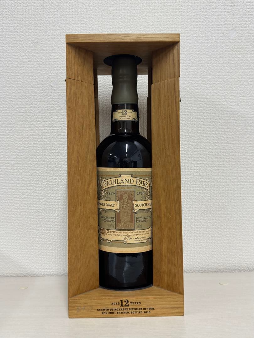 ウイスキー highland Park 木箱 12years 700ml
