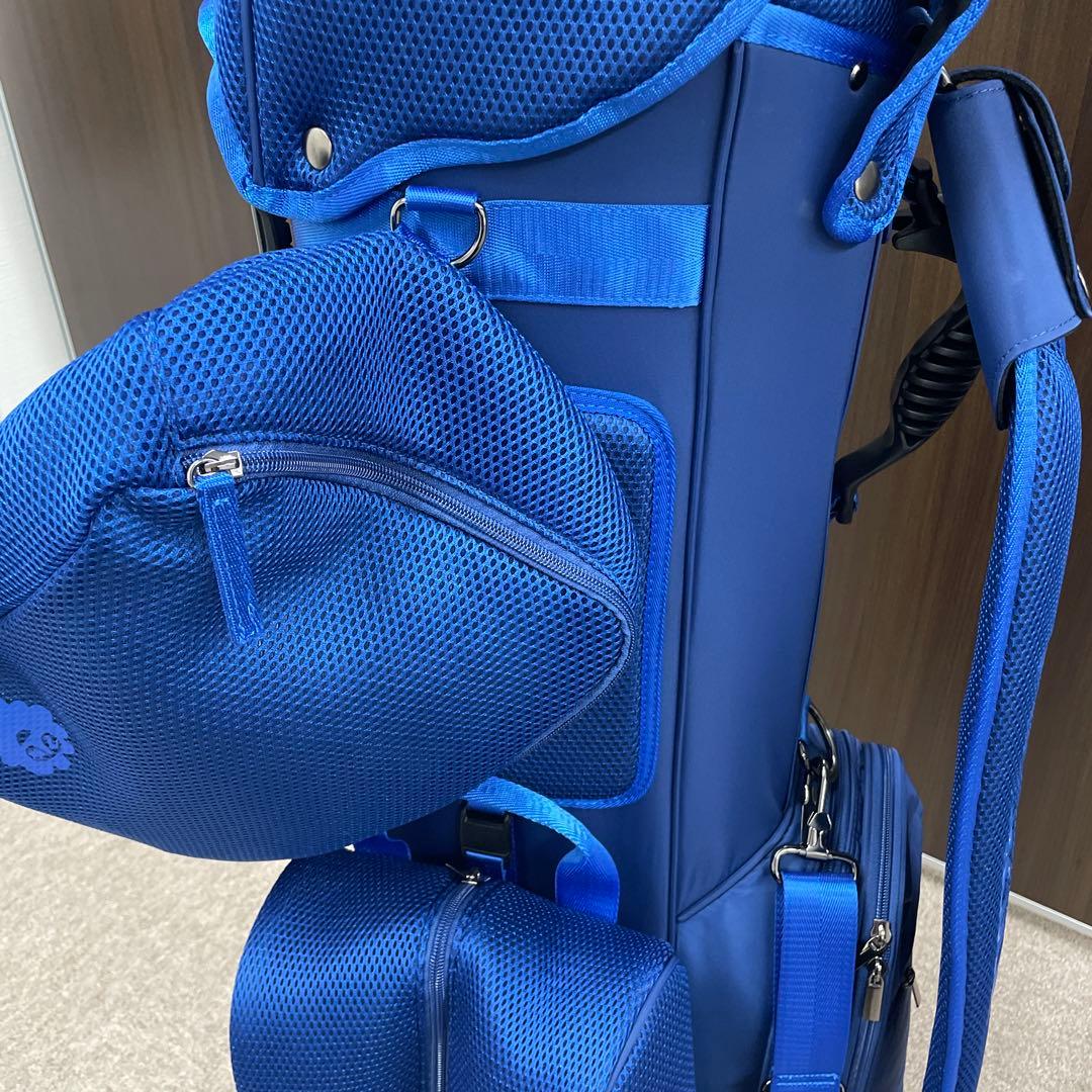 ヨッシ様 ピーダブリュサーキュラス キャディバッグ ゴルフバッグ 青 サイズF