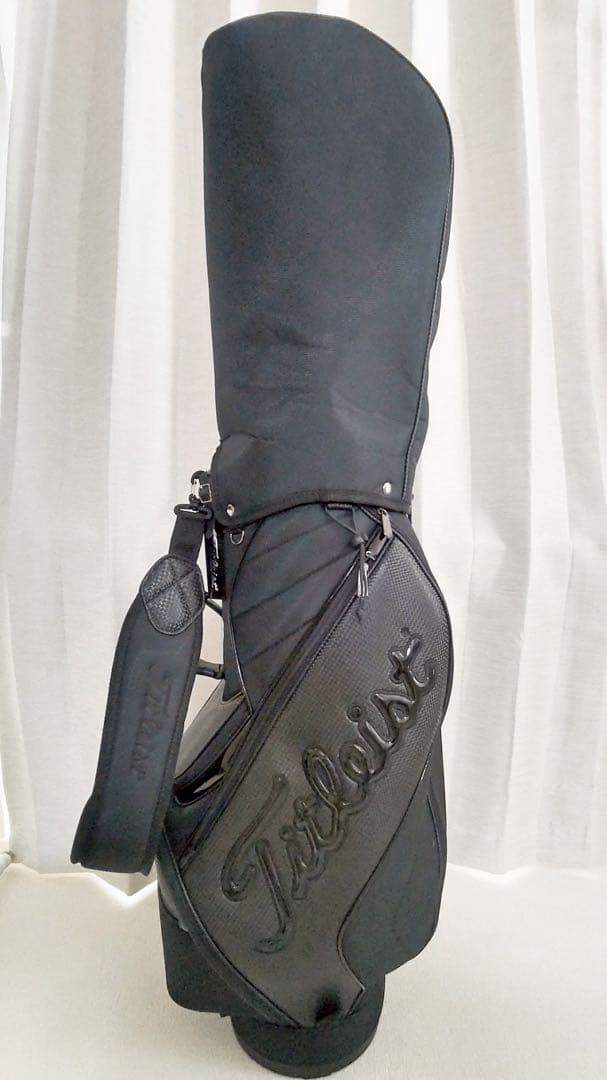 美品　タイトリスト　ブラックキャディバッグ　5分割