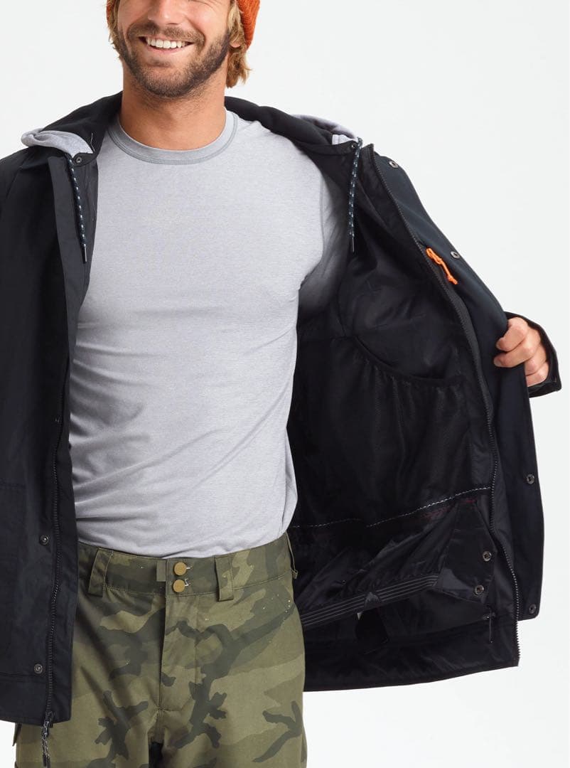 Burton スノーボードジャケット ブラック S ダンモア