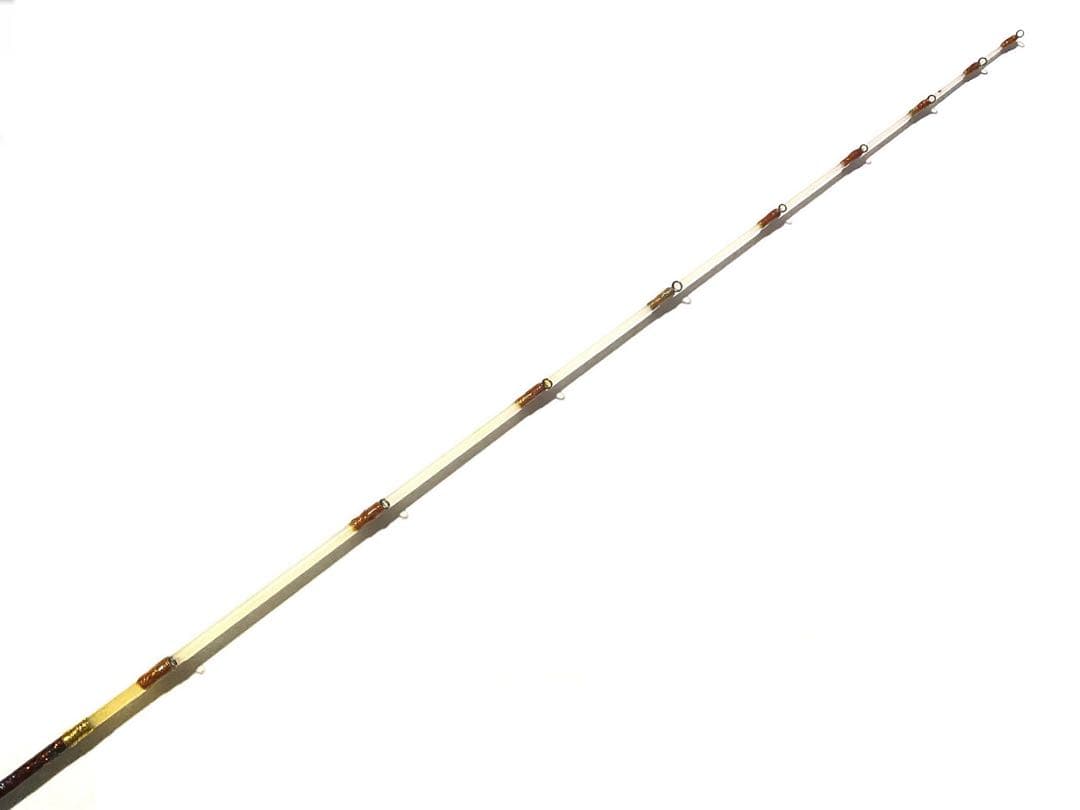 穴釣り竿 伊勢海老竿 ハンドメイド ロッド 竹 テトラ 和竿 漆塗り 研ぎ出し