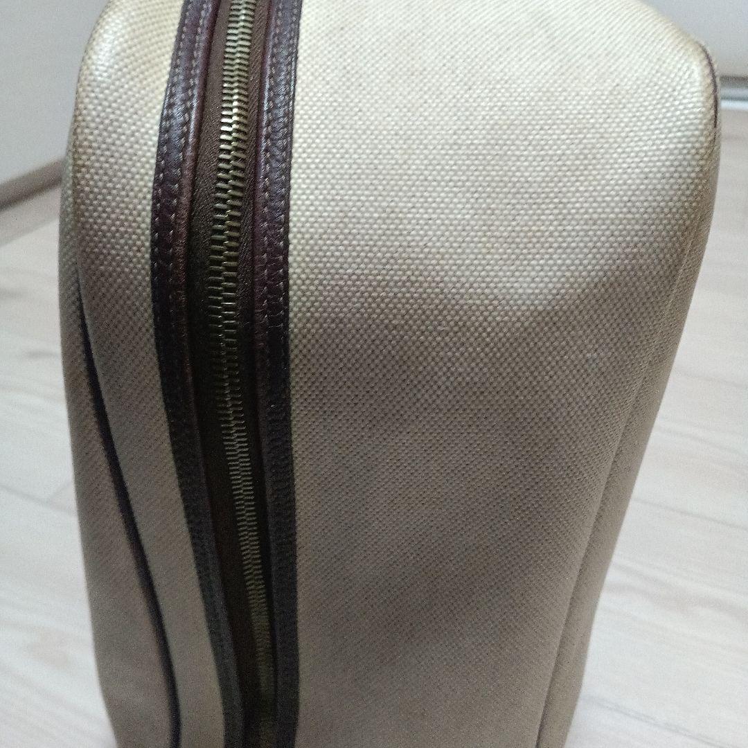 HERMES ヴィクトリア50 ボストンバッグ ベージュ