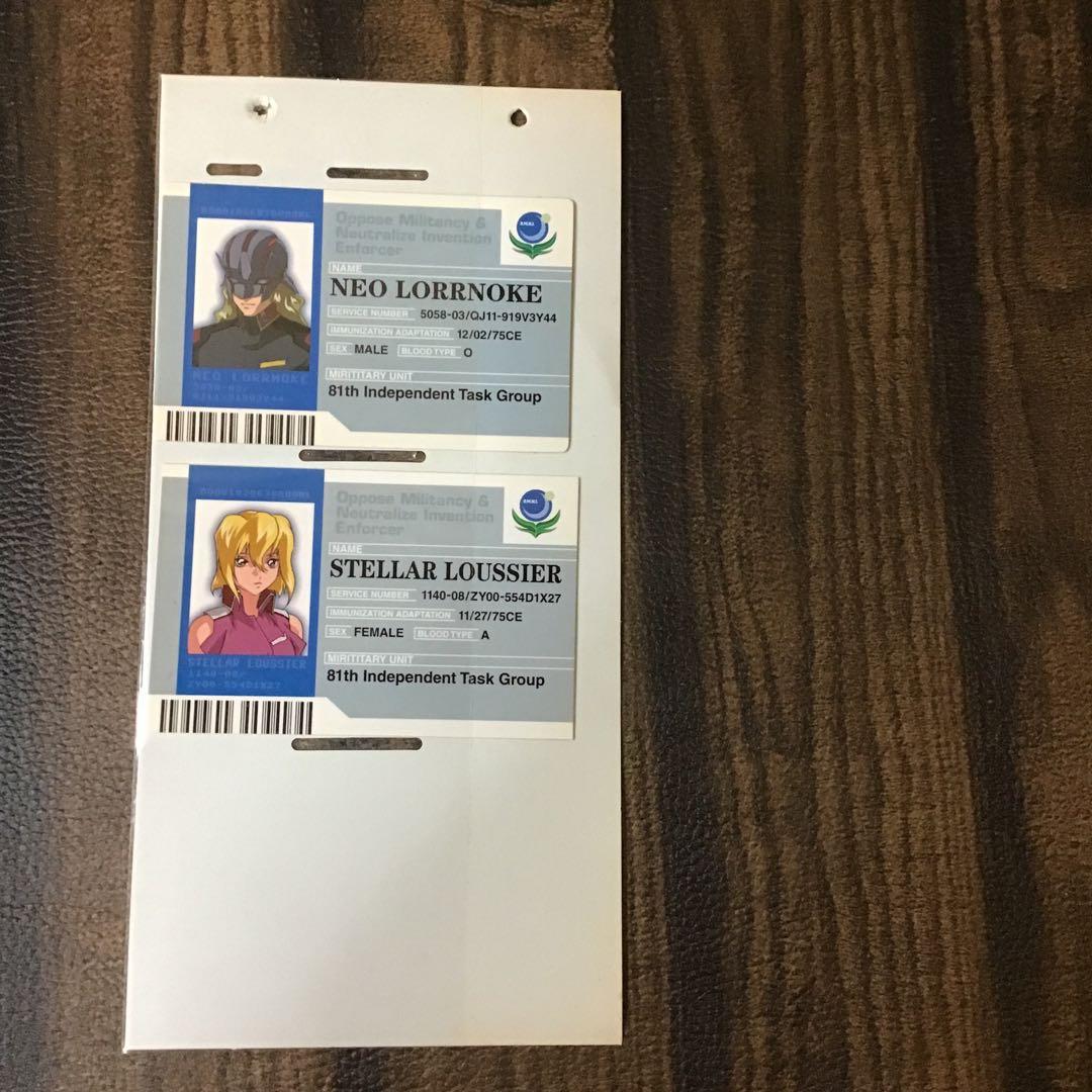 機動戦士ガンダム　SEED DESTINY IDカード