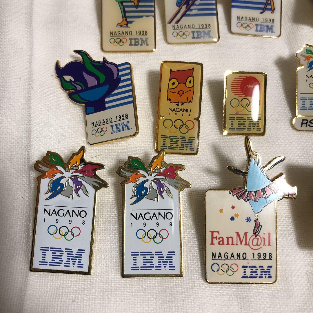 長野オリンピック　IBM ピンバッジ　21点