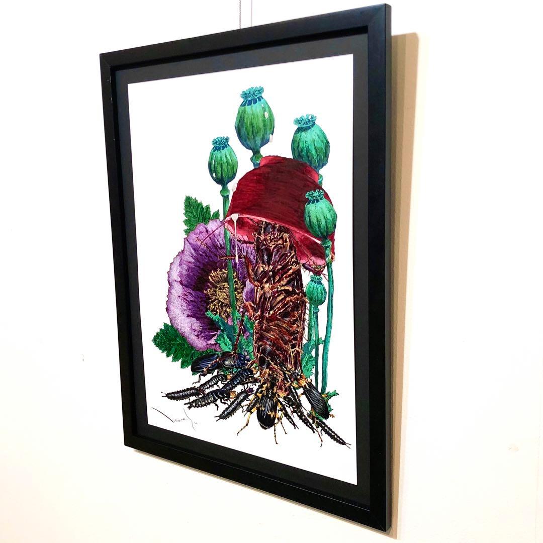 【原画】『人は芥虫、芥虫』(ひとはごみむし、あくたむし