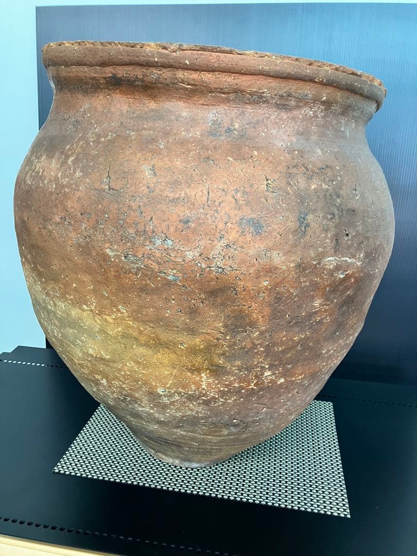 古信楽焼　大瓶　江戸中期　鑑定書付　高さ50.5cm 保存状態良　骨董品