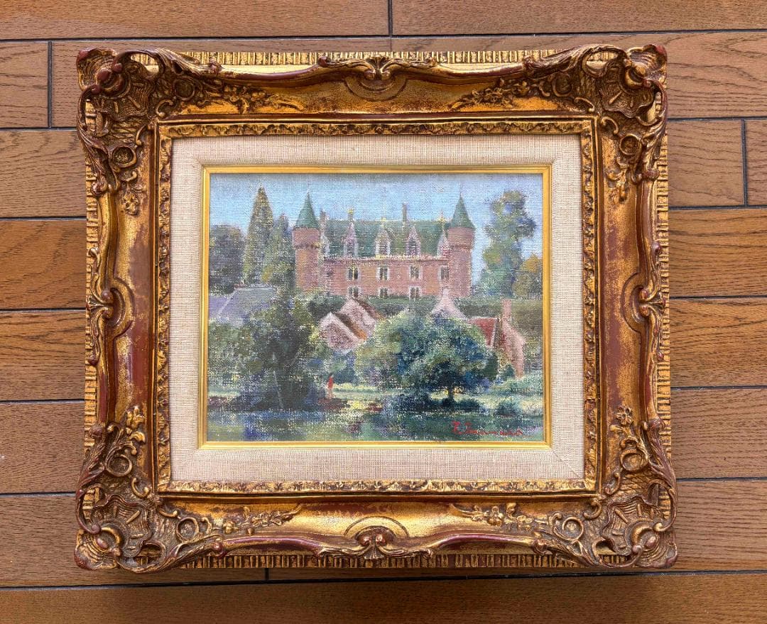 (A0020)今村昭寛「ロワール河畔の城　丘の上の城」