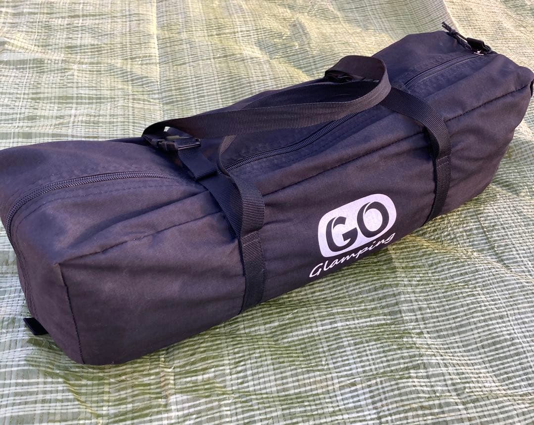 GO Glamping 3.5m TC スクエアタープ ポリコットン 黒