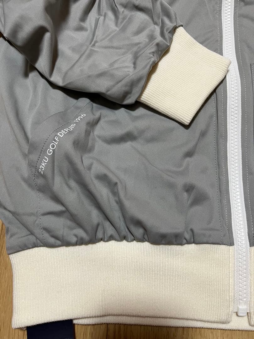 23区ゴルフ防風ノルディック柄リバーシブルブルゾン