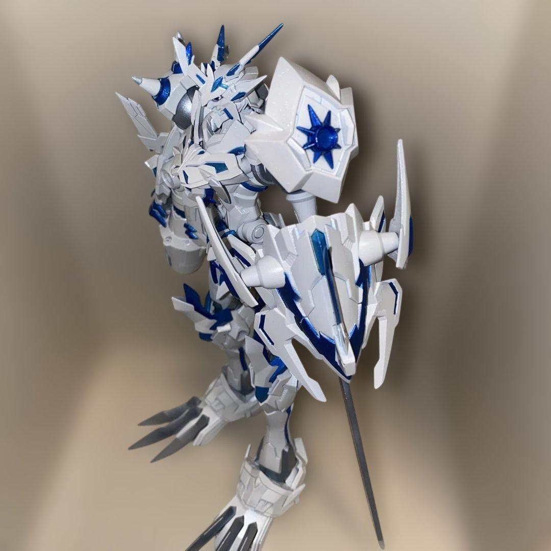 【塗装済】バンダイ　オメガモンX抗体　プラモデル　完成品　ジャンク