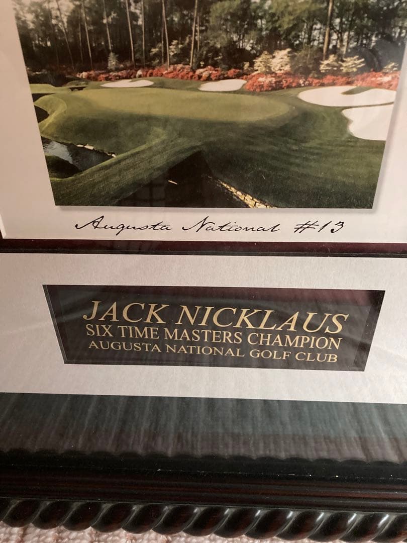 マスターズ2001 旗 額付き