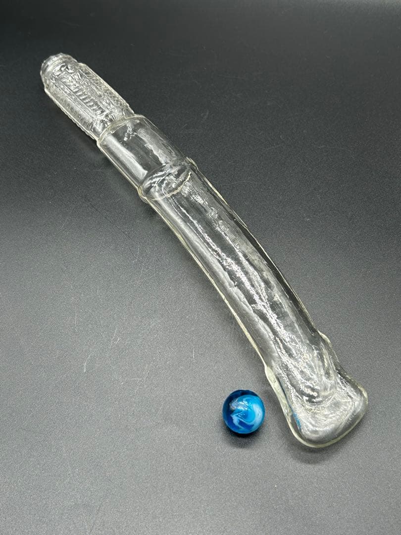 大型　刀型　金平糖瓶　レトロ瓶　ガラス