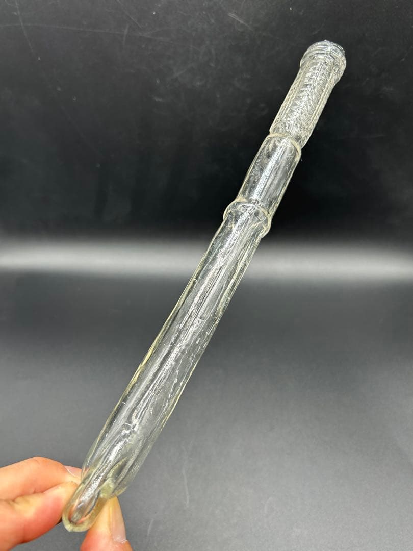 大型　刀型　金平糖瓶　レトロ瓶　ガラス