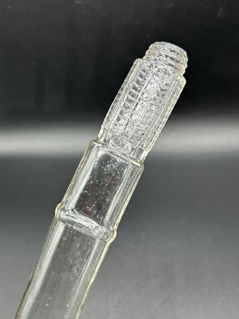 大型　刀型　金平糖瓶　レトロ瓶　ガラス