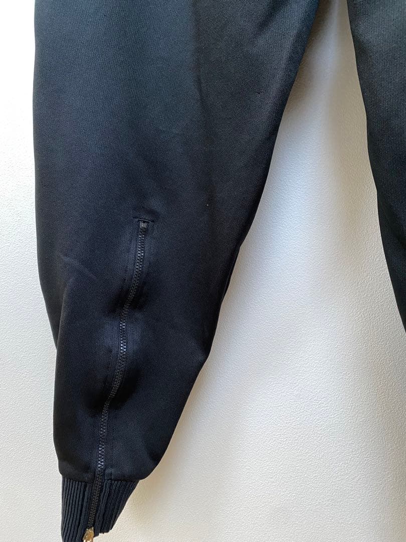 90s アディダス デサント製 セットアップ ジャージ XO 黒　ビッグロゴ