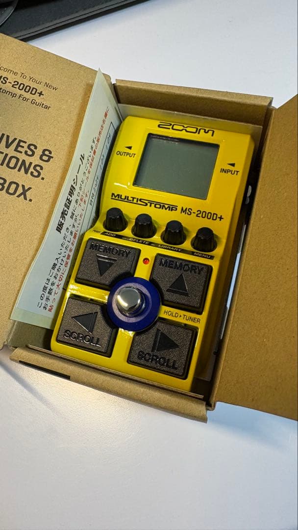 【未使用】ZOOM MS-200D+ マルチストンプ