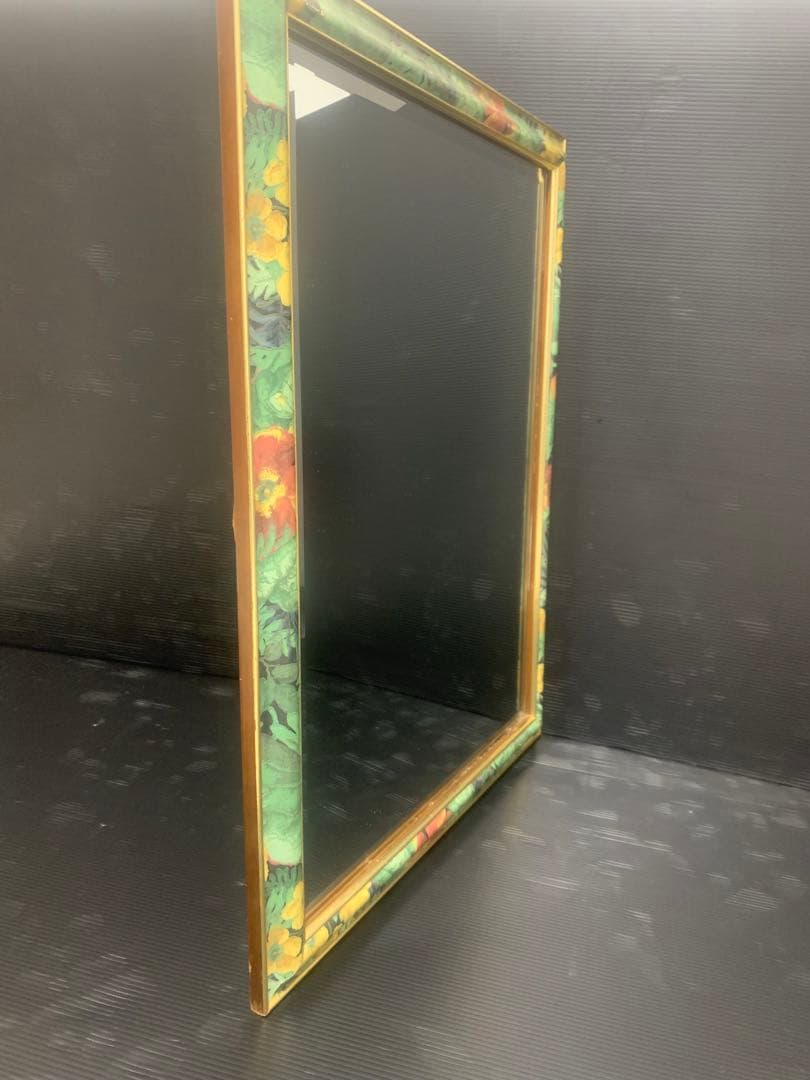 希少アンティークミラー　ハワイアンミラー　アジアンミラー　西海岸　南国リゾート