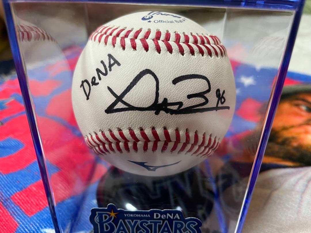 横浜DeNAベイスターズ トレバーバウアー 直筆サインボール 来浜タオル セット