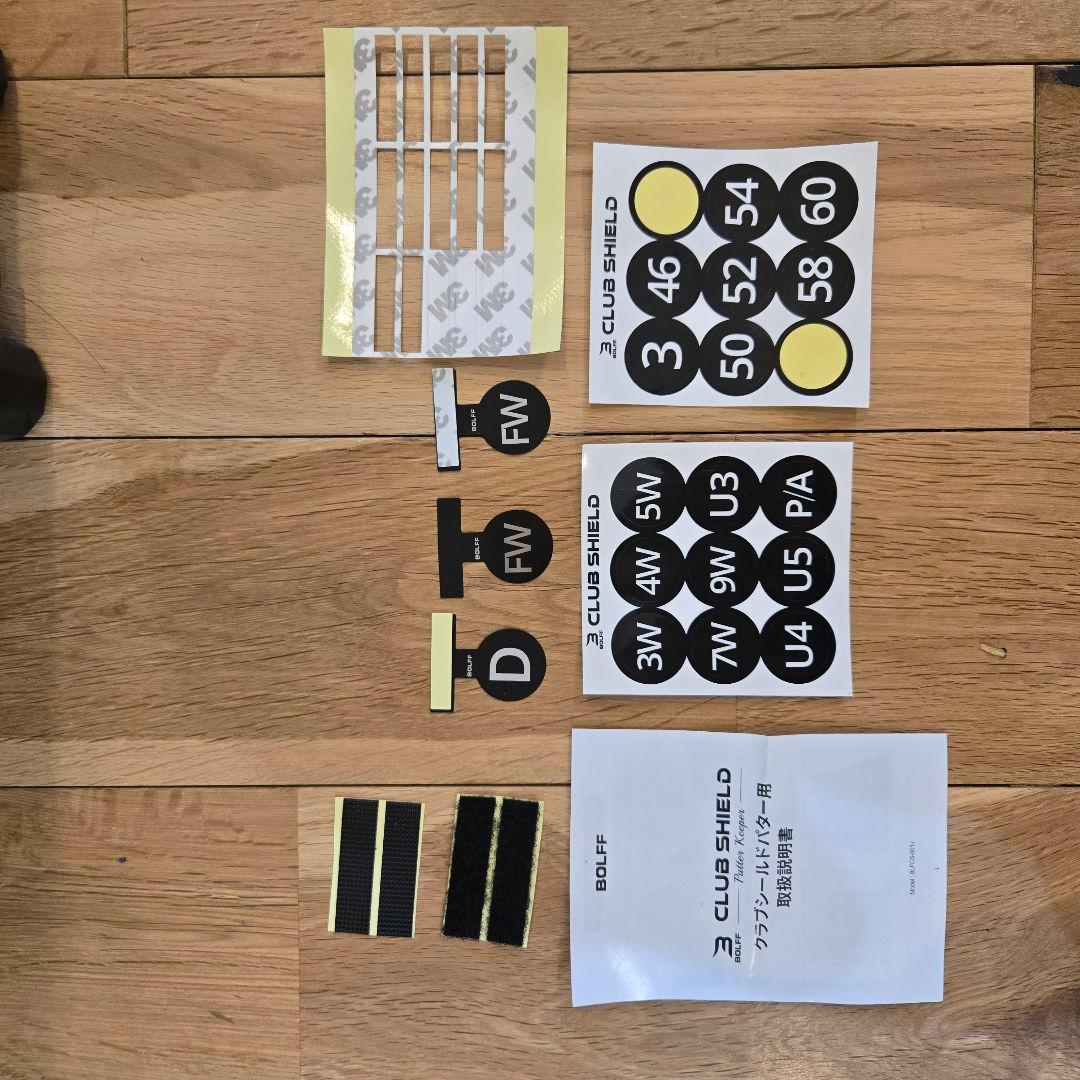 【美品・1ラウンド使用】クラブシールド｜キャディバッグ整理の救世主！