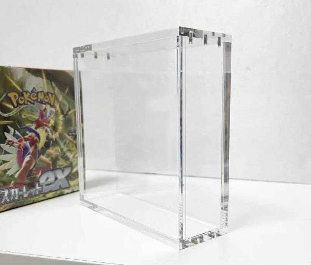 10個ポケカBOXローダーボックスローダーマグネット式　アクリル製