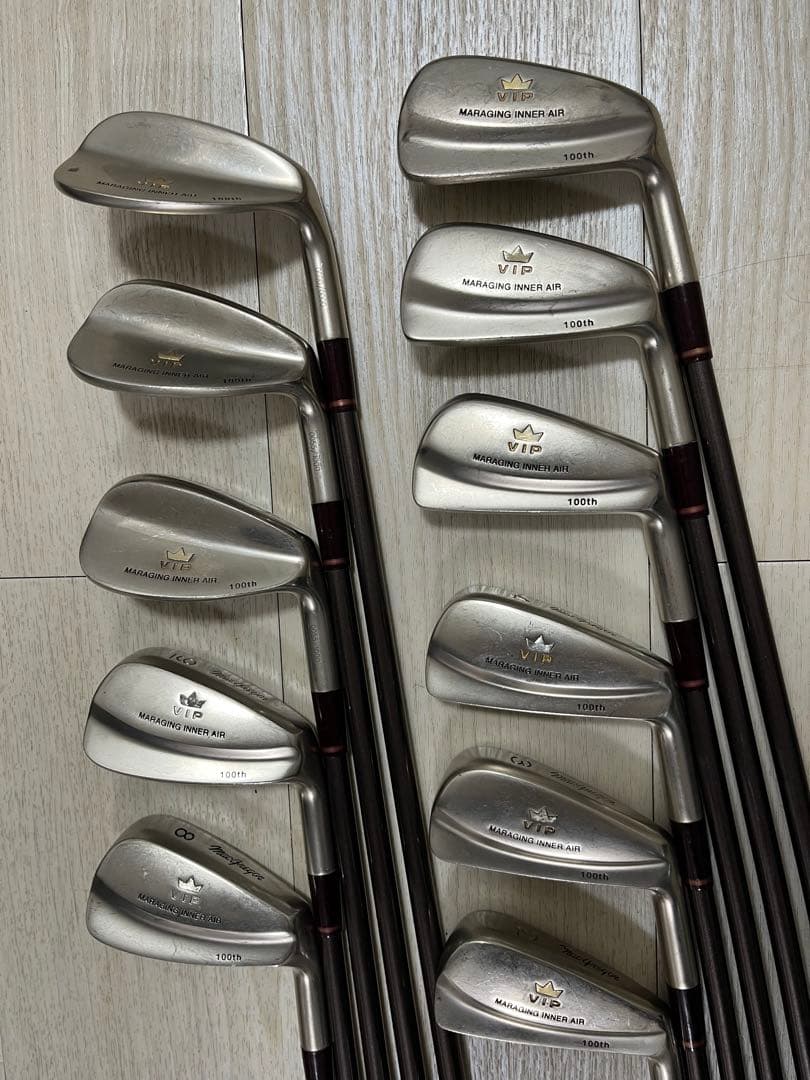 激レア！世界限定１０００セット記念モデル！マクレガーVIPアイアン11本セットS
