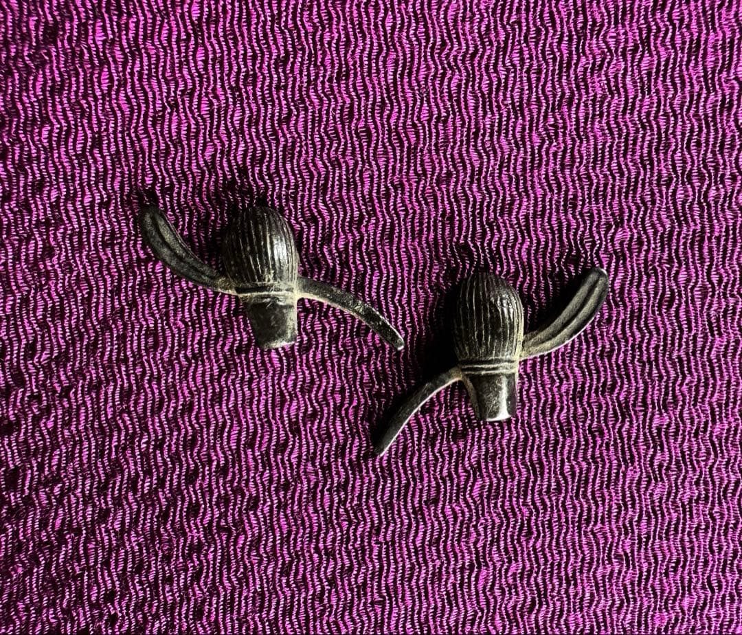 激レア　茶筅茶杓赤銅目貫