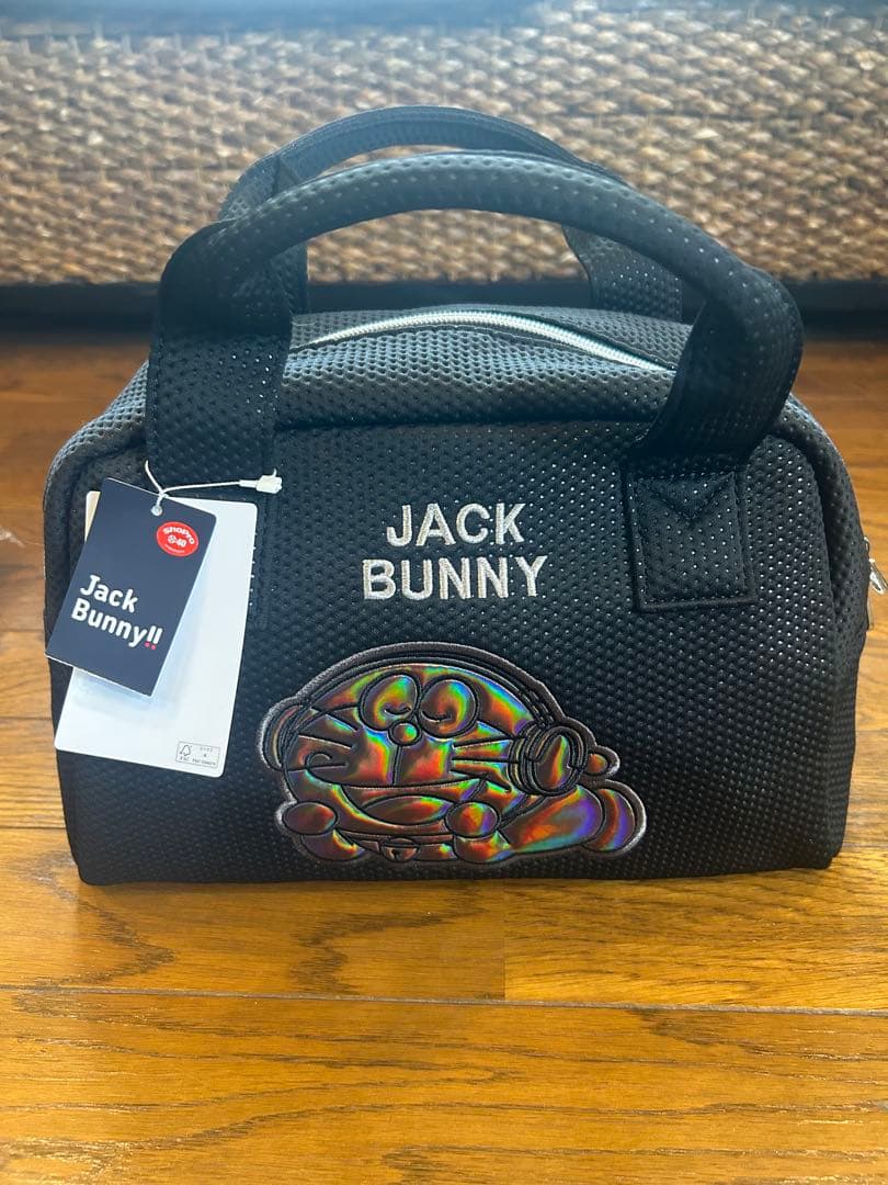 ジャックバニー　ゴルフ　カートバッグ　ドラえもんコラボ　黒